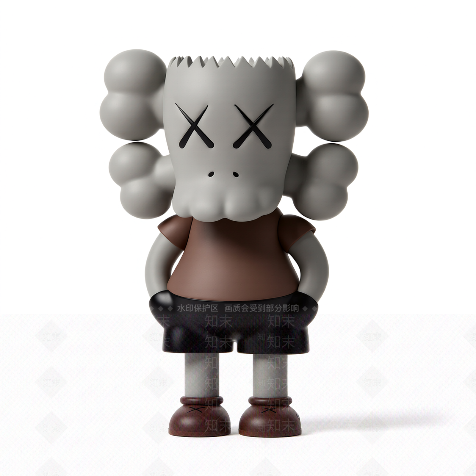 卡通人物雕塑3D模型下载【ID:1206193342】