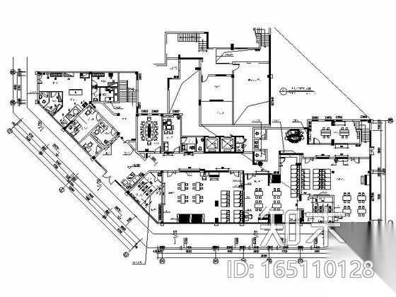 [江西]省级示范现代风格幼儿园装修施工图（含效果）cad施工图下载【ID:165110128】