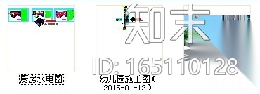 [江西]省级示范现代风格幼儿园装修施工图（含效果）cad施工图下载【ID:165110128】