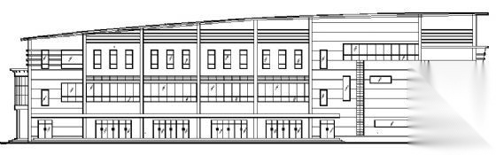 某示范中学整体校区建筑设计施方案cad施工图下载【ID:151402199】