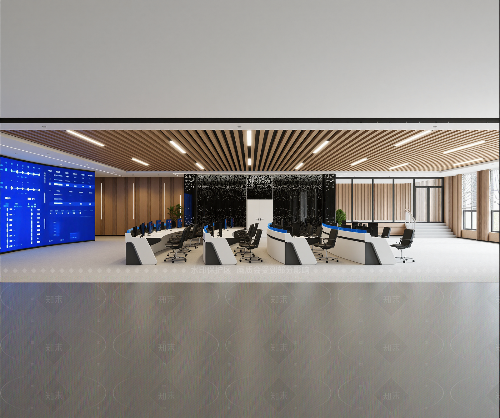 现代指挥中心3D模型下载【ID:1214959274】