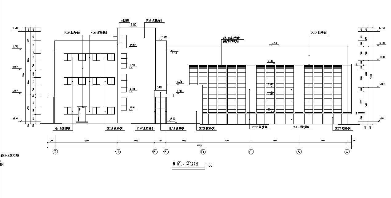 [四川]四层框架剪力墙结构指挥中心建筑施工图（含全专业...施工图下载【ID:149954172】