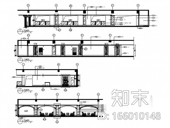[重庆]豪华低密度住宅区高档休闲会所装修施工图cad施工图下载【ID:166010148】