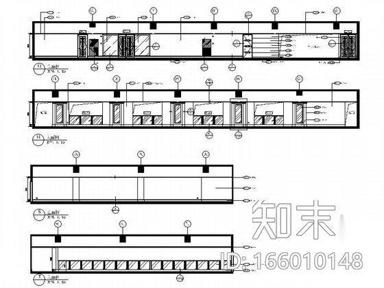 [重庆]豪华低密度住宅区高档休闲会所装修施工图cad施工图下载【ID:166010148】
