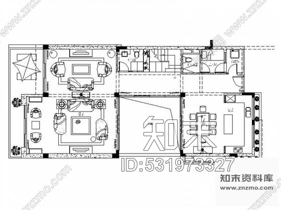 施工图深圳三层现代风格别墅室内设计装修CAD图纸施工图下载【ID:531973327】