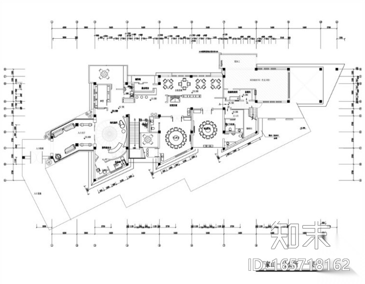 丁家山会所混搭风格(含效果图)cad施工图下载【ID:165718162】