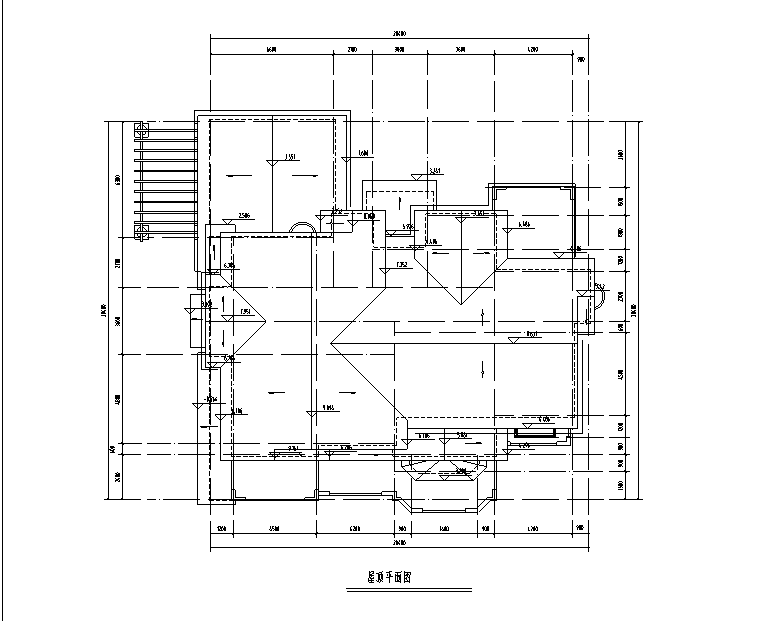 两层704平方米独栋别墅含地下室CAD图纸及SU模型cad施工图下载【ID:161761125】