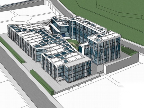 大学生活动中心设计施工图下载【ID:166206162】