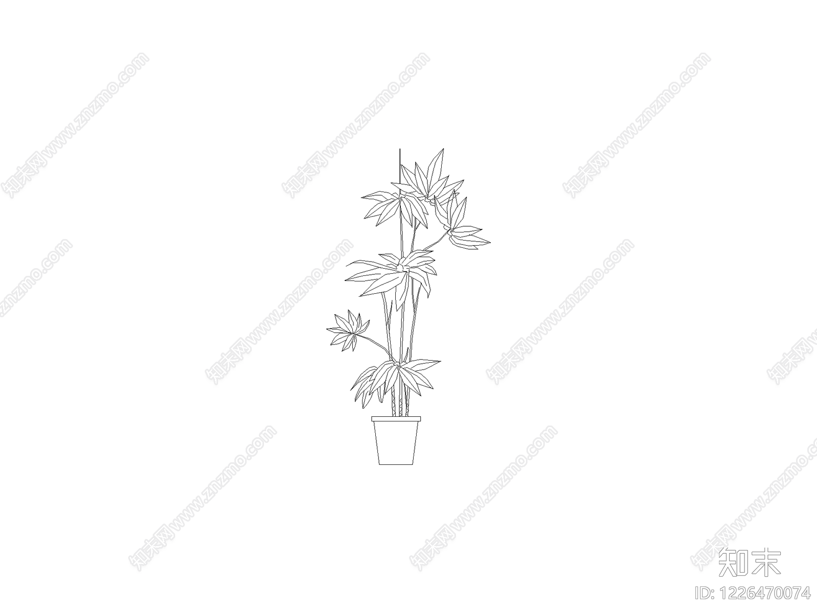绿植cad施工图下载【ID:1226470074】