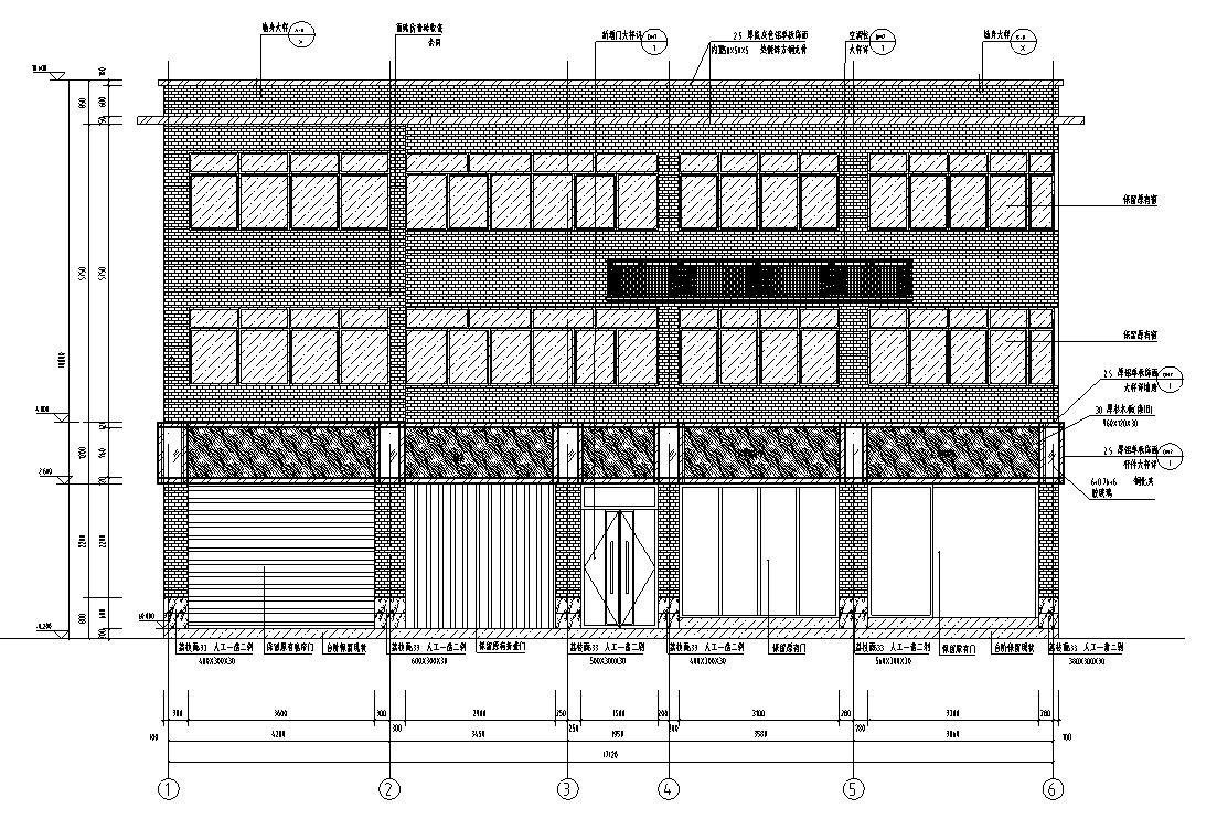 [广西]多层知名金融中心办公楼建筑施工图施工图下载【ID:149958115】