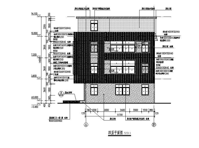 [广西]多层知名金融中心办公楼建筑施工图施工图下载【ID:149958115】