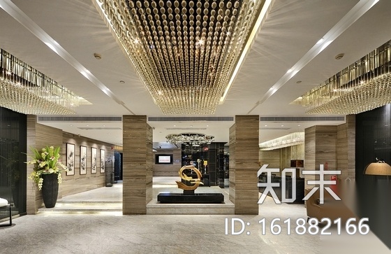 [福州]豪华混搭风格星级商务酒店施工图（含效果图，推...cad施工图下载【ID:161882166】