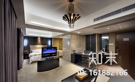[福州]豪华混搭风格星级商务酒店施工图（含效果图，推...cad施工图下载【ID:161882166】