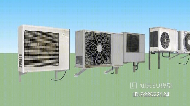 空调外机SU模型下载【ID:922022124】