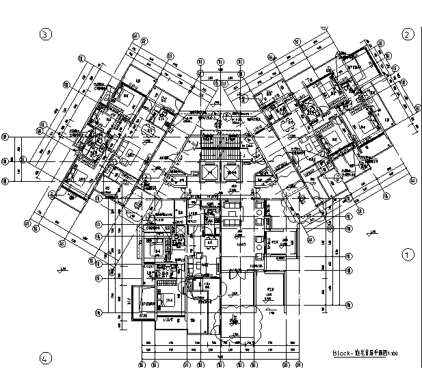 [广州]高层塔式住宅建筑招标图纸（含全专业）施工图下载【ID:149874135】