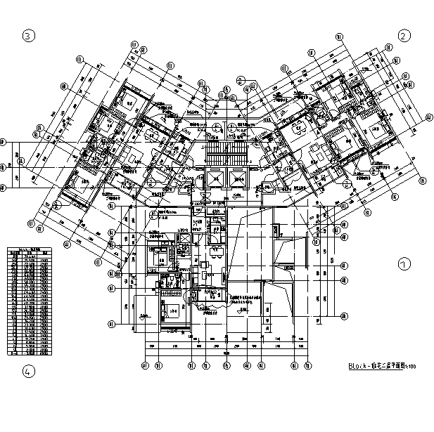 [广州]高层塔式住宅建筑招标图纸（含全专业）cad施工图下载【ID:168465105】