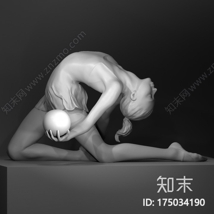 拱形体操运动员3d打印模型下载【ID:175034190】