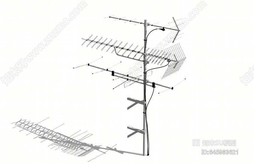 信号天线SU模型下载【ID:645983621】