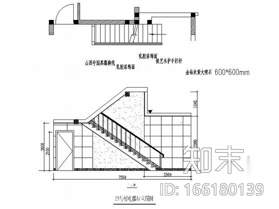 住宅公寓公用电梯厅装修图施工图下载【ID:166180139】