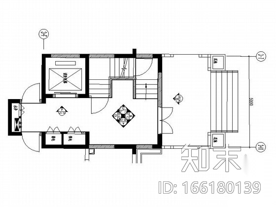 住宅公寓公用电梯厅装修图施工图下载【ID:166180139】