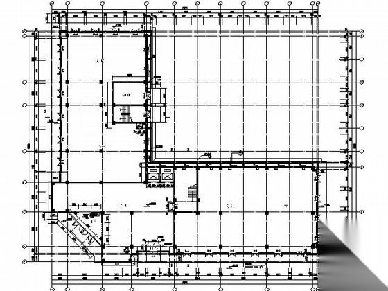 [江苏]连云港某四层商业综合体建筑施工图cad施工图下载【ID:166804133】