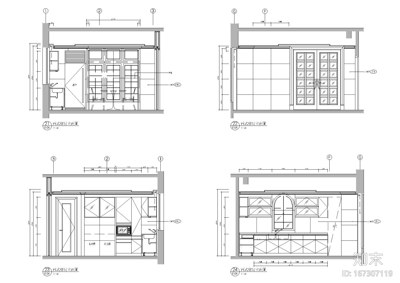 [深圳]梁志天_招商华侨城AB型样板房施工图施工图下载【ID:167307119】