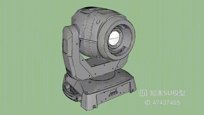 吸顶灯SU模型下载【ID:417982012】