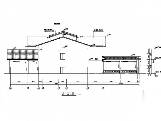 [四川]中式风格二层带阁楼福利中心养护楼建筑施工图施工图下载【ID:160723100】