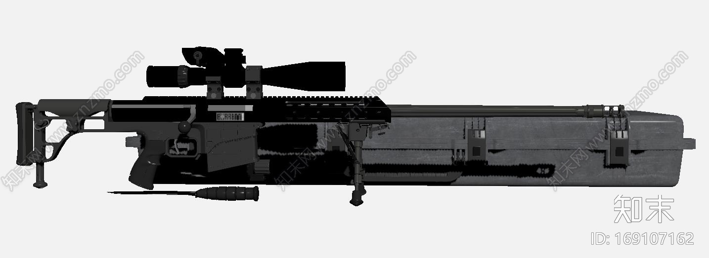 狙击枪CG模型下载【ID:169107162】