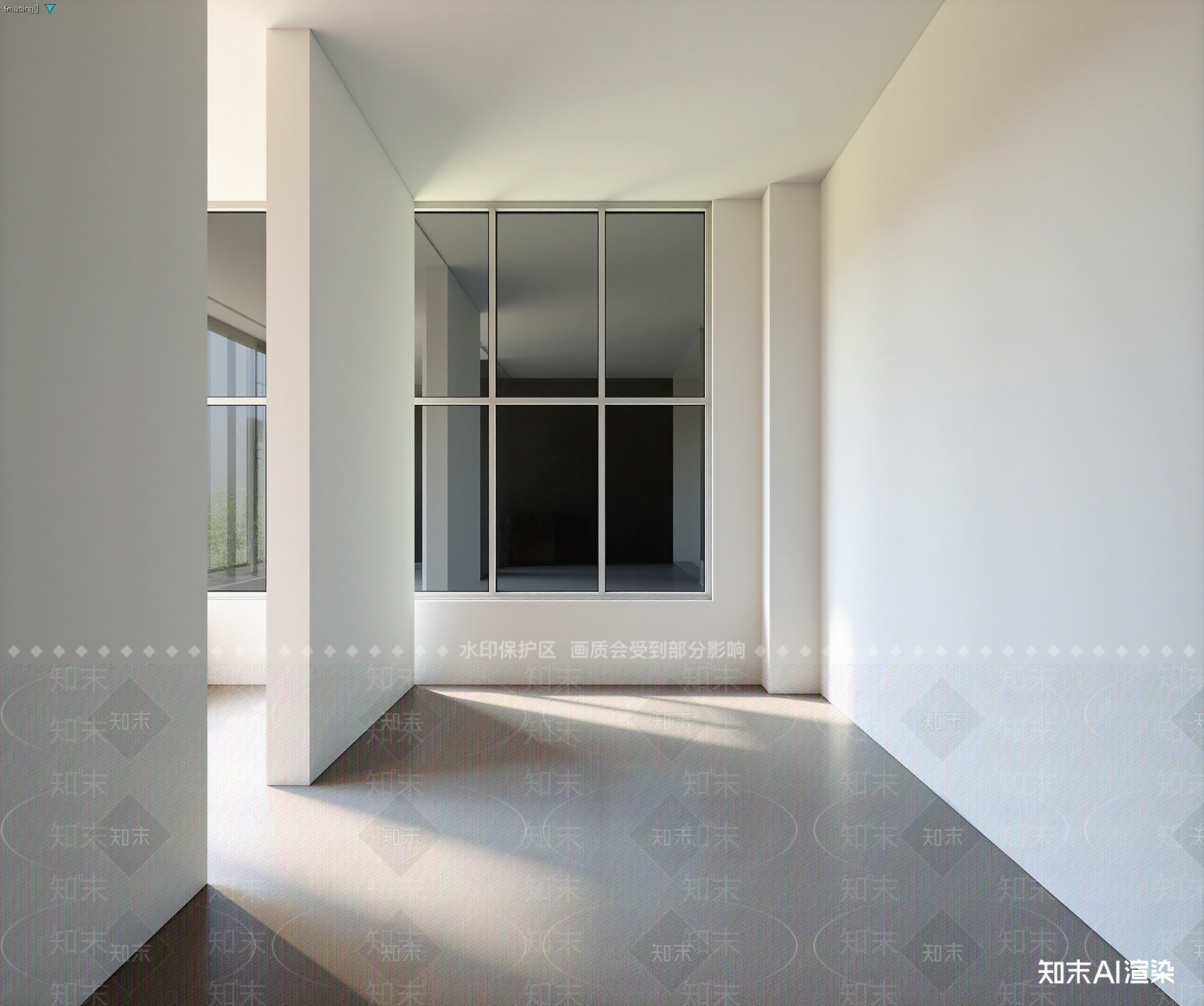 现代走廊3D模型下载【ID:1214613235】