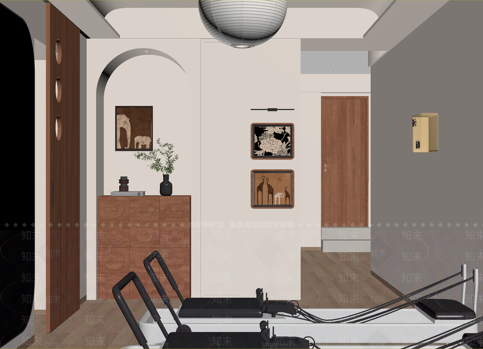 现代玄关3D模型下载【ID:1215014915】