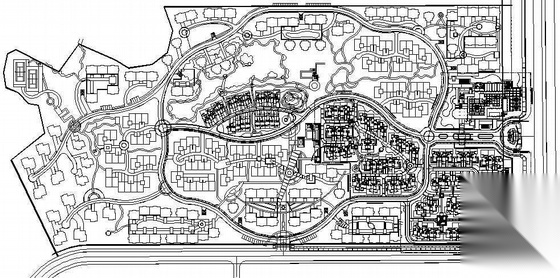 [南京]小区组团绿地景观设计施工图施工图下载【ID:161075197】