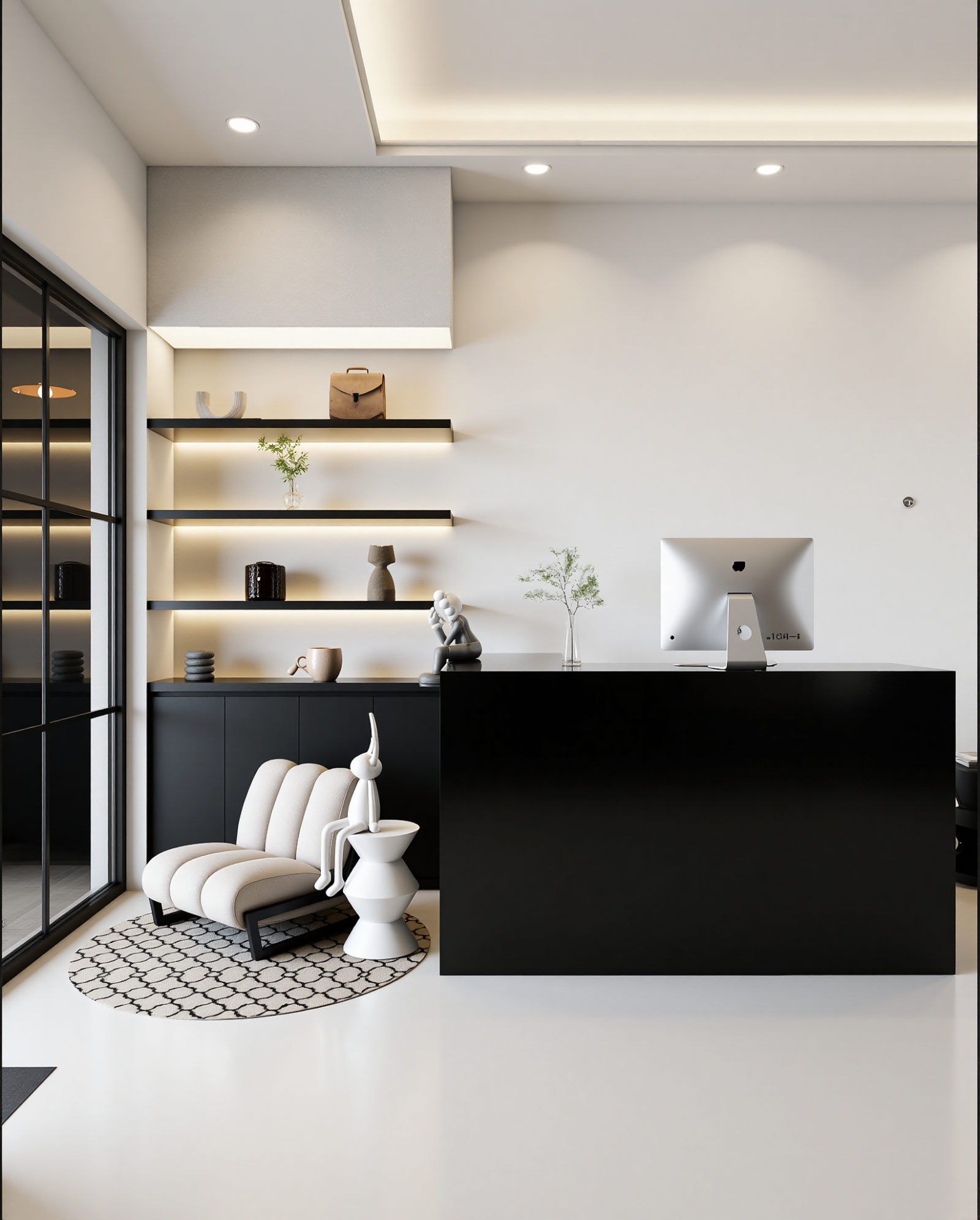 法式接待室3D模型下载【ID:1214655466】