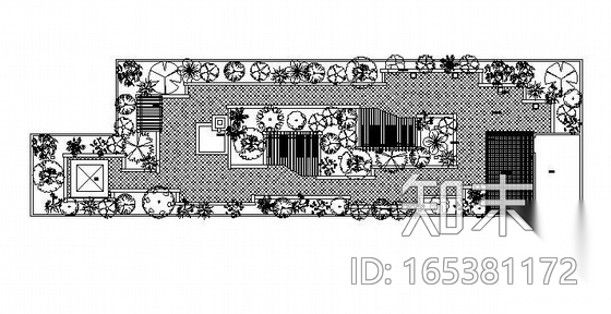 屋顶花园方案图及效果图cad施工图下载【ID:165381172】