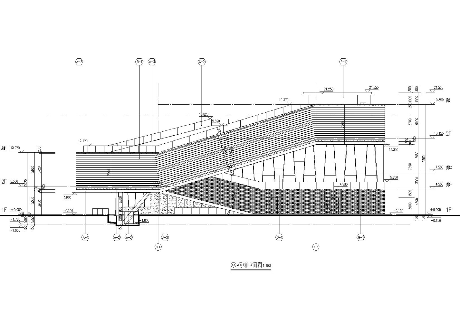 [上海]万科艺术中心建筑设计方案文本+建筑施工图+建筑...cad施工图下载【ID:151444119】