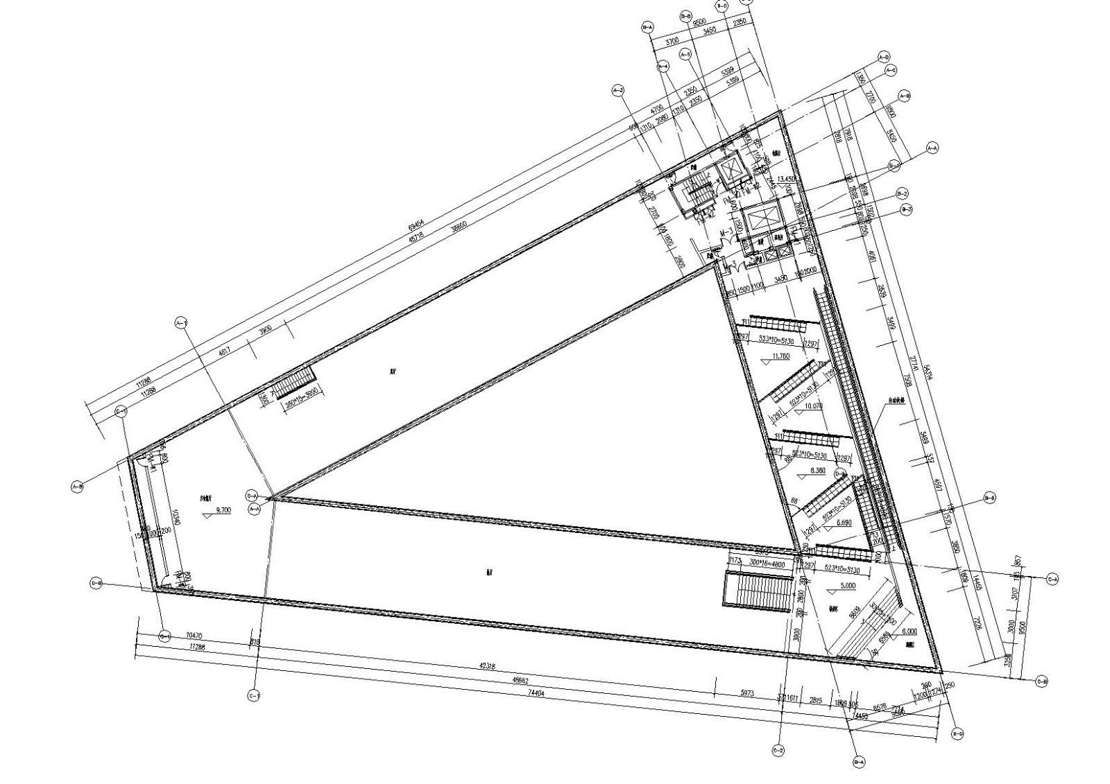 [上海]万科艺术中心建筑设计方案文本+建筑施工图+建筑...cad施工图下载【ID:151444119】