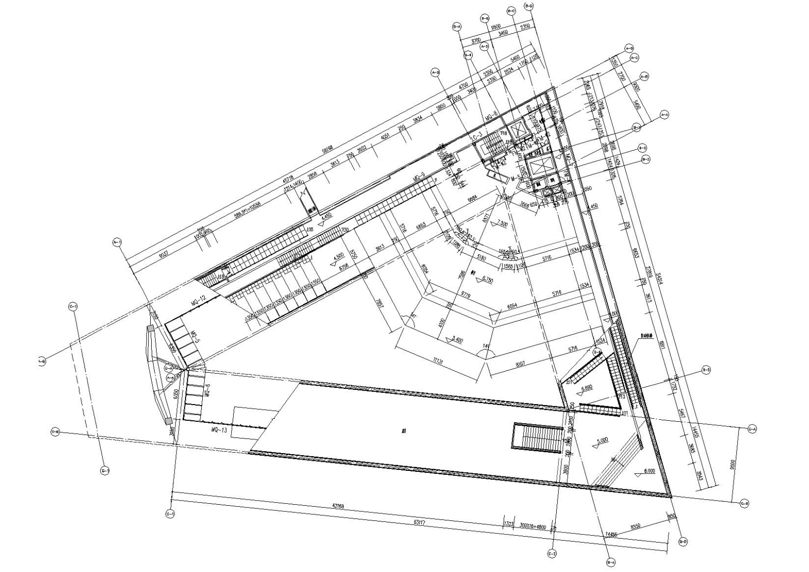[上海]万科艺术中心建筑设计方案文本+建筑施工图+建筑...cad施工图下载【ID:151444119】