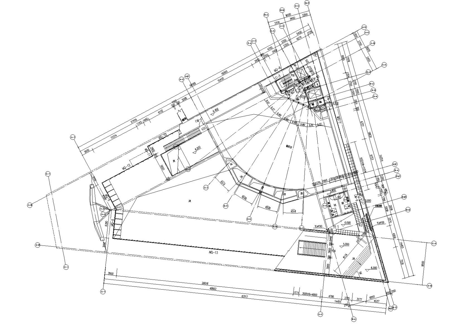 [上海]万科艺术中心建筑设计方案文本+建筑施工图+建筑...cad施工图下载【ID:151444119】