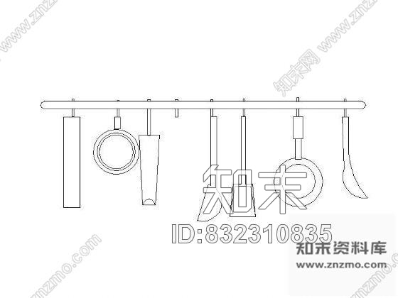 图块/节点厨房用具图块施工图下载【ID:832310835】