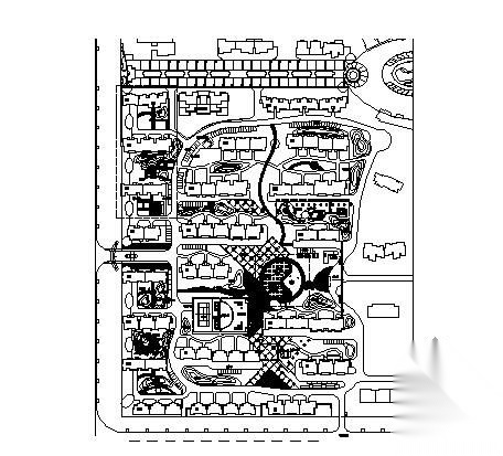 山东小区景观施工图全套施工图下载【ID:161090166】