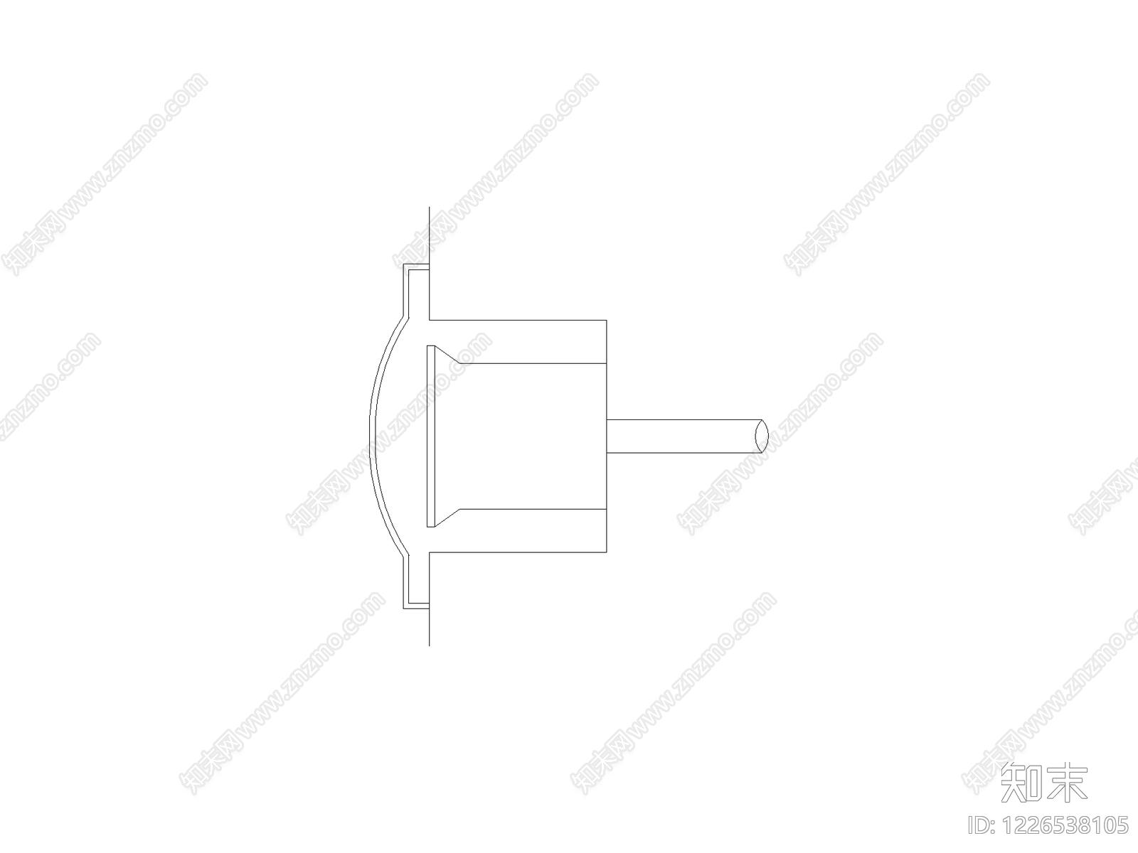 藤编吊椅cad施工图下载【ID:1226538105】
