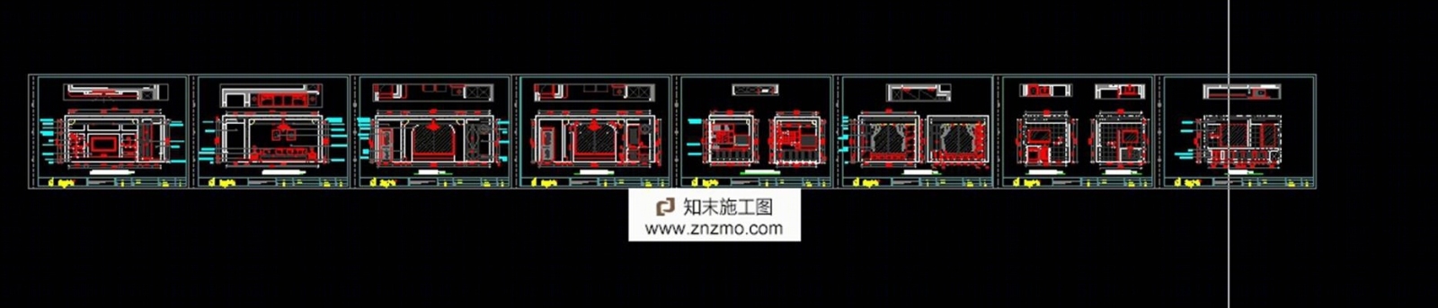 西班牙地中海施工图cad施工图下载【ID:36906064】