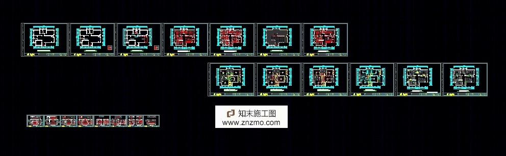 西班牙地中海施工图cad施工图下载【ID:36906064】