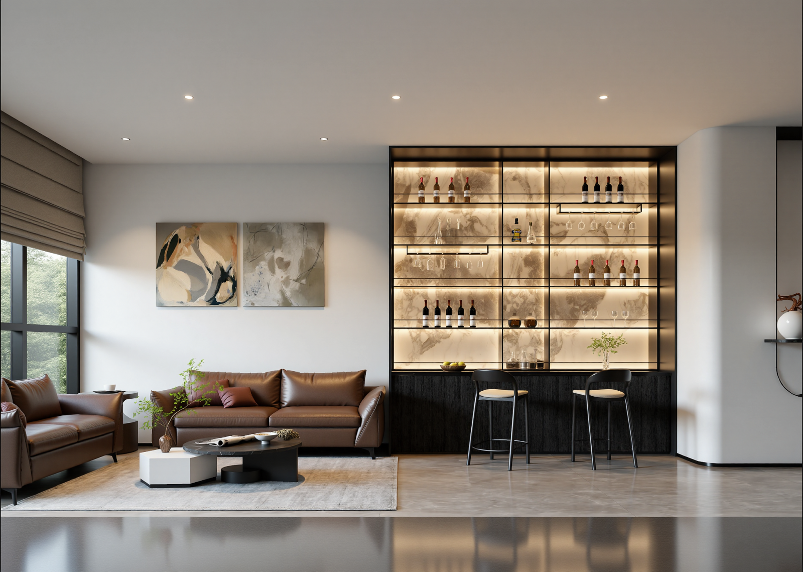 工业家居客厅3D模型下载【ID:1214651495】