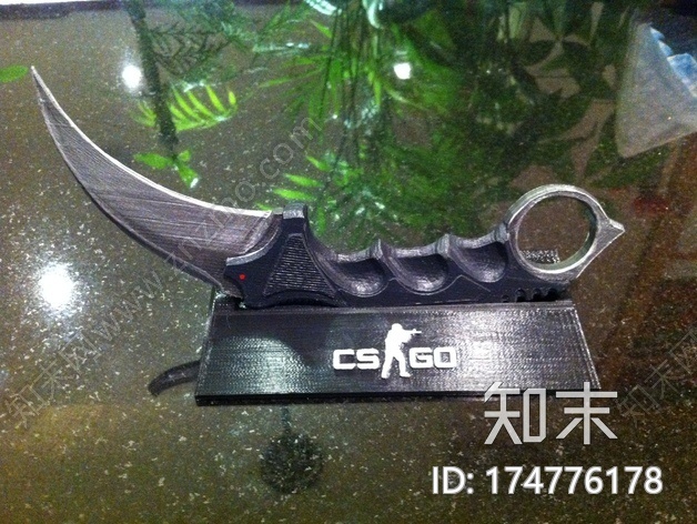 匕首模型3d打印模型下载【ID:174776178】