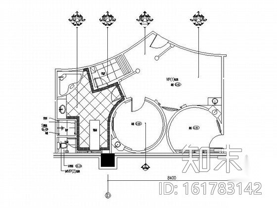 酒店风情SPA包间室内装修施工图cad施工图下载【ID:161783142】