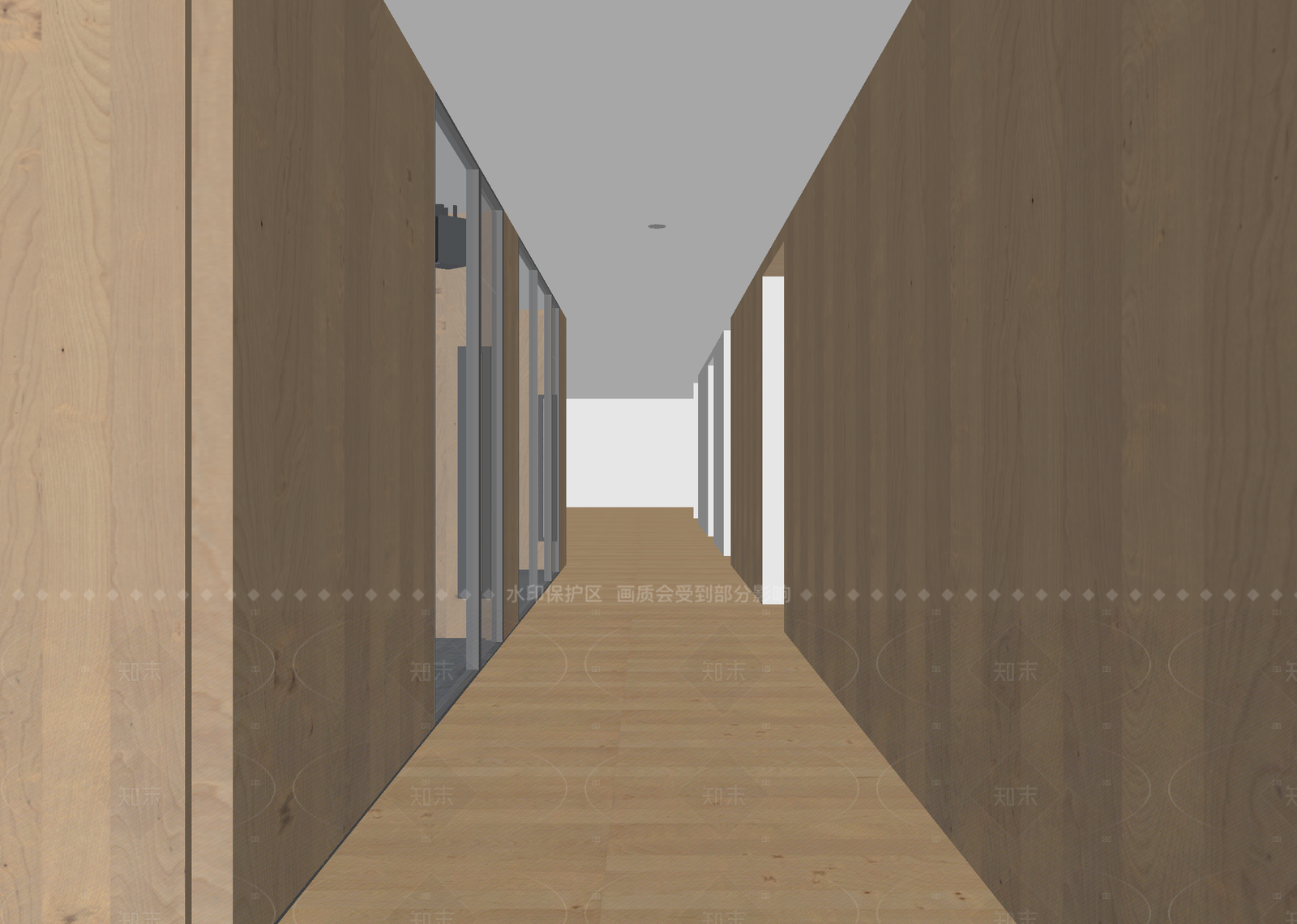 现代走廊3D模型下载【ID:1214962105】