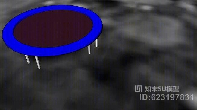 蹦床SU模型下载【ID:623197831】