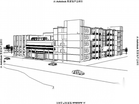 某大学建筑系教学楼设计方案文本cad施工图下载【ID:165405177】