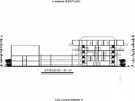 某大学建筑系教学楼设计方案文本cad施工图下载【ID:165405177】